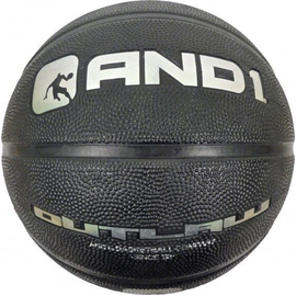 Мяч баскетбольный AND1 OUTLAW (black/red)